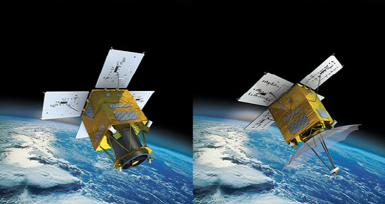 한국항공우주연구원이 개발하고 있는 차세대중형위성 1호 개념도.  항우연 제공